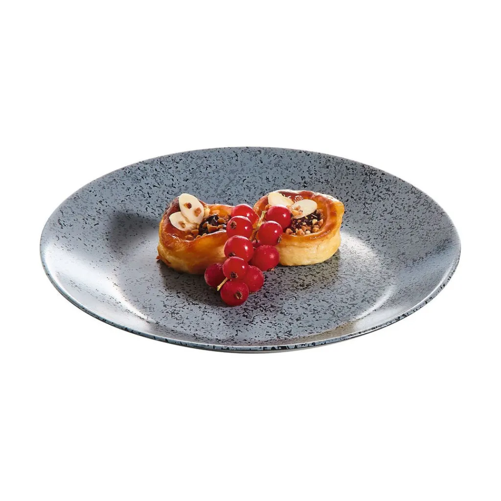 Assiettes À Dessert>Luminarc Assiette à dessert noire 18 cm Slate