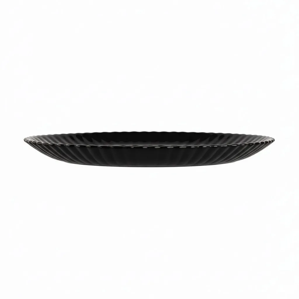 Assiettes À Dessert>Luminarc Assiette à dessert noire 19 cm Bloom