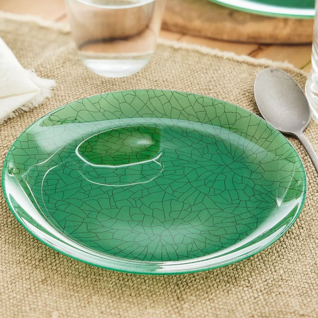 Assiettes À Dessert>Luminarc Assiette à dessert verte 20,5 cm Mindy