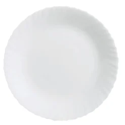 Assiettes Plates>Luminarc Assiette blanche 27 cm Feston