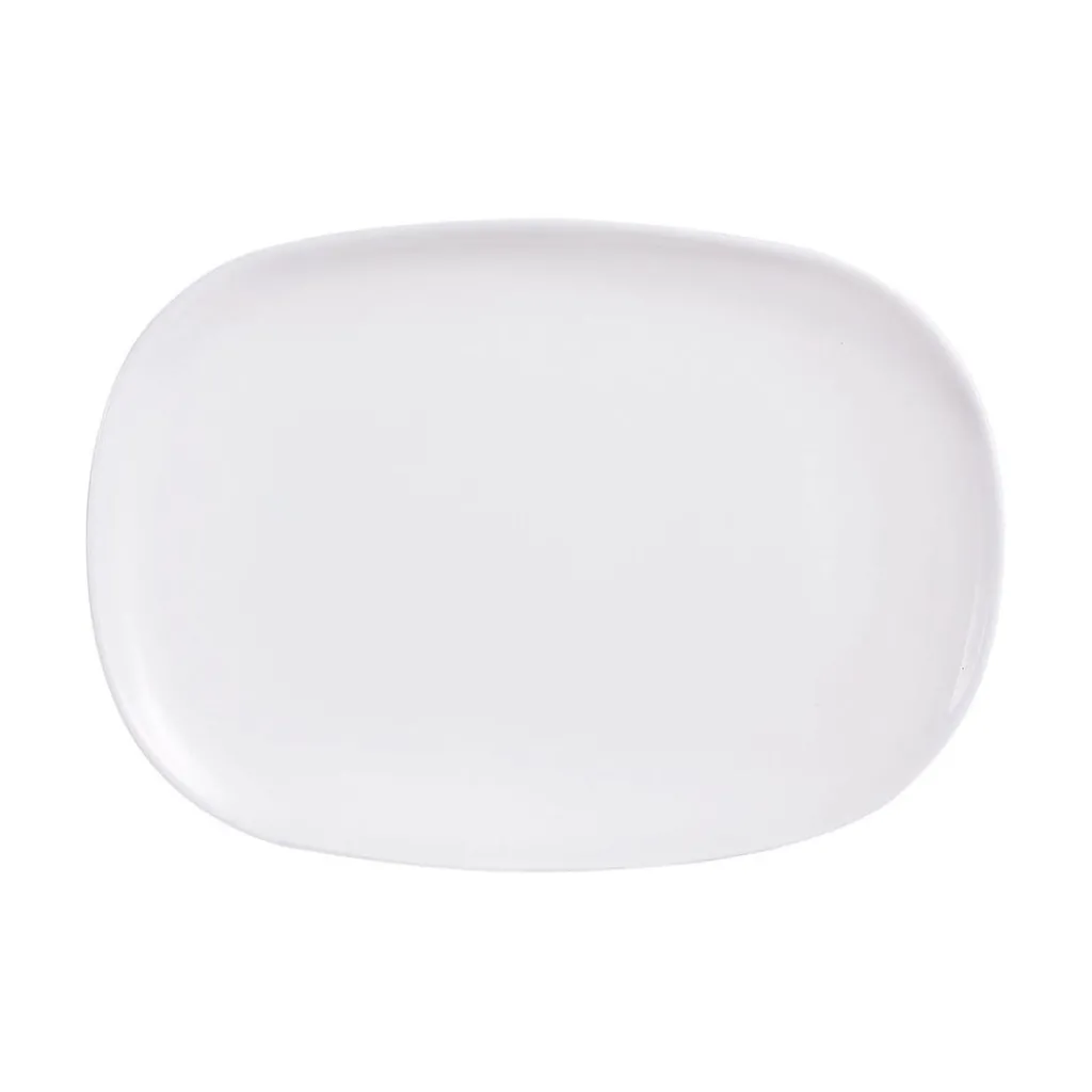 Assiettes Plates>Luminarc Assiette blanche 34,2 x 24,1 cm Sweet Line