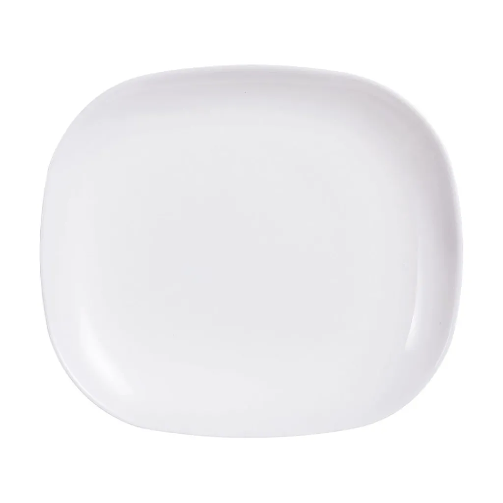 Assiettes À Dessert>Luminarc Assiette blanche 21,5 x 19 cm Sweet Line