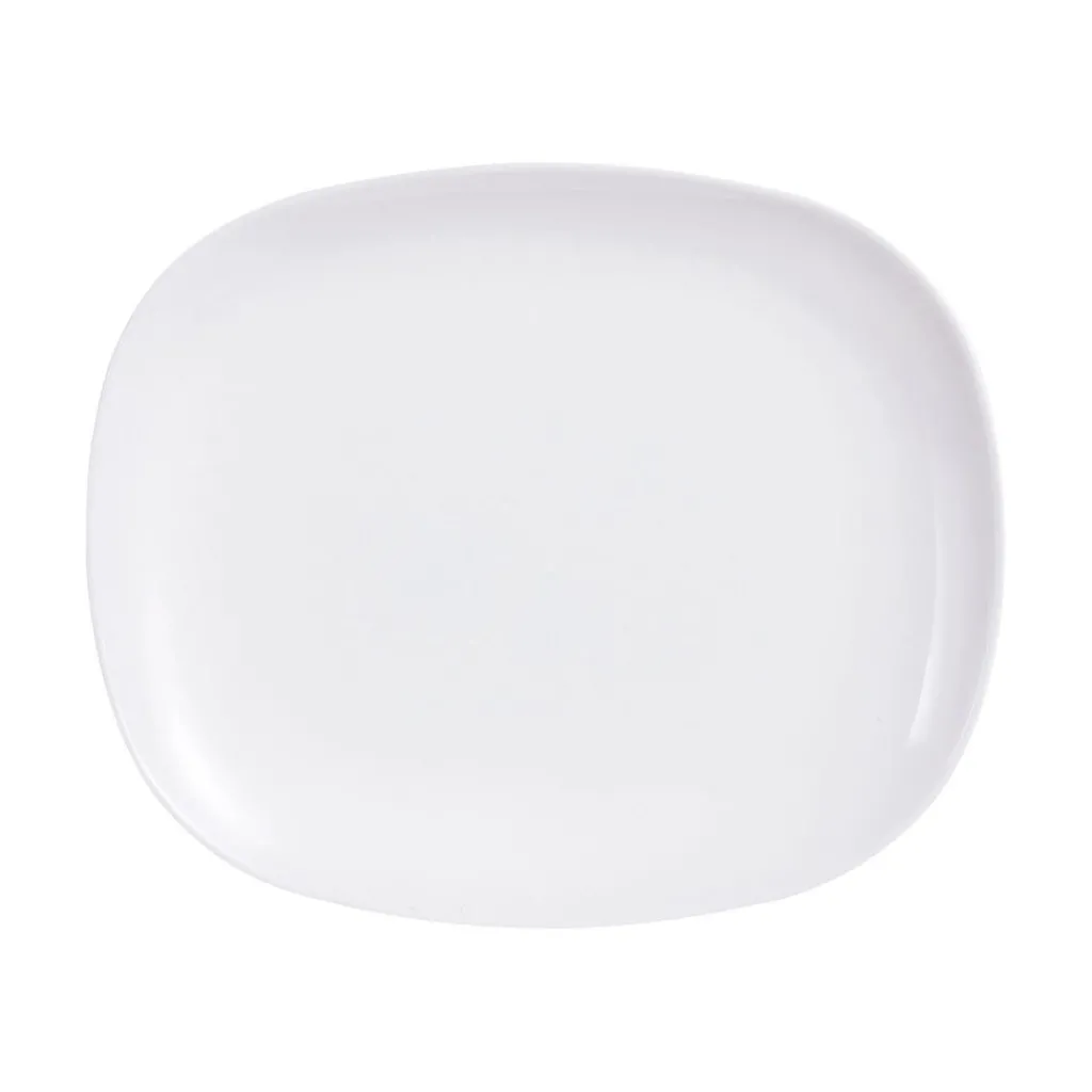 Assiettes Plates>Luminarc Assiette blanche 28,1 x 23,3 cm Sweet Line