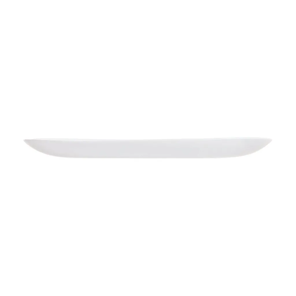 Assiettes Plates>Luminarc Assiette blanche 28,1 x 23,3 cm Sweet Line