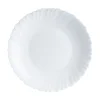 Assiettes Creuses>Luminarc Assiette creuse blanche 23 cm Feston