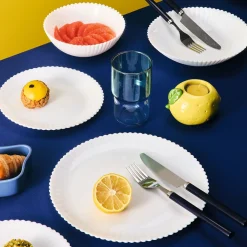 Assiettes Creuses>Luminarc Assiette creuse blanche 20 cm Bloom