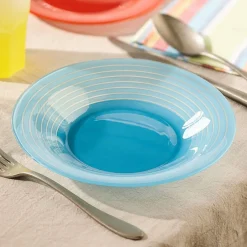 Assiettes Creuses>Luminarc Assiette creuse bleue 21,5 cm Factory