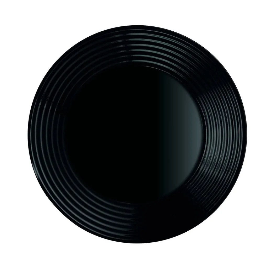 Assiettes Creuses>Luminarc Assiette creuse noire 23 cm Harena