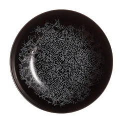 Assiettes Creuses>Luminarc Assiette creuse noire 20 cm Zoe