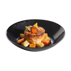 Assiettes Creuses>Luminarc Assiette creuse noire 20 cm Diana