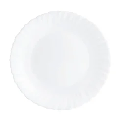 Assiettes À Dessert>Luminarc Assiette dessert blanche 19 cm Feston