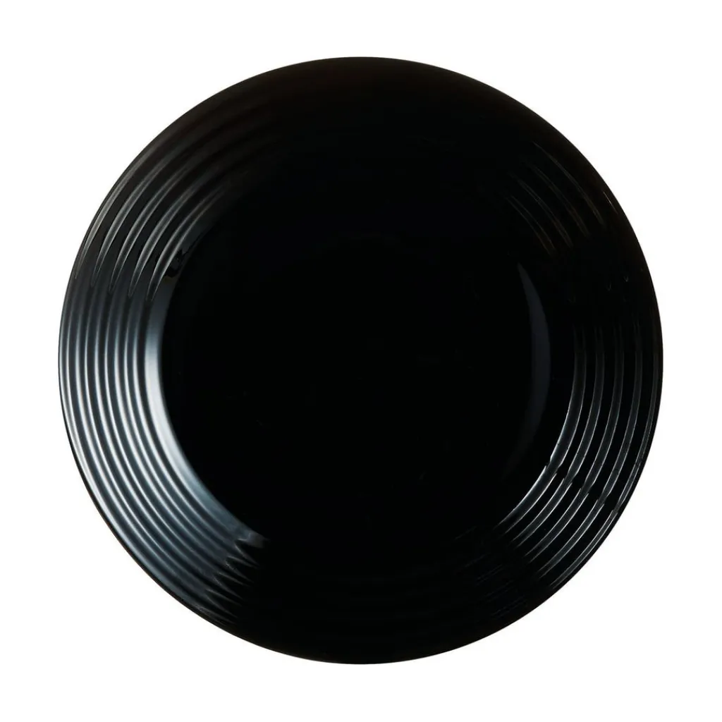 Assiettes À Dessert>Luminarc Assiette dessert noire 19 cm Harena
