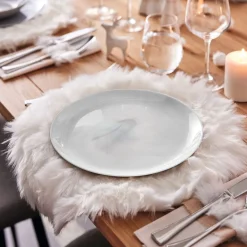Assiettes Plates>Luminarc Assiette grise 25 cm Diwali Marble