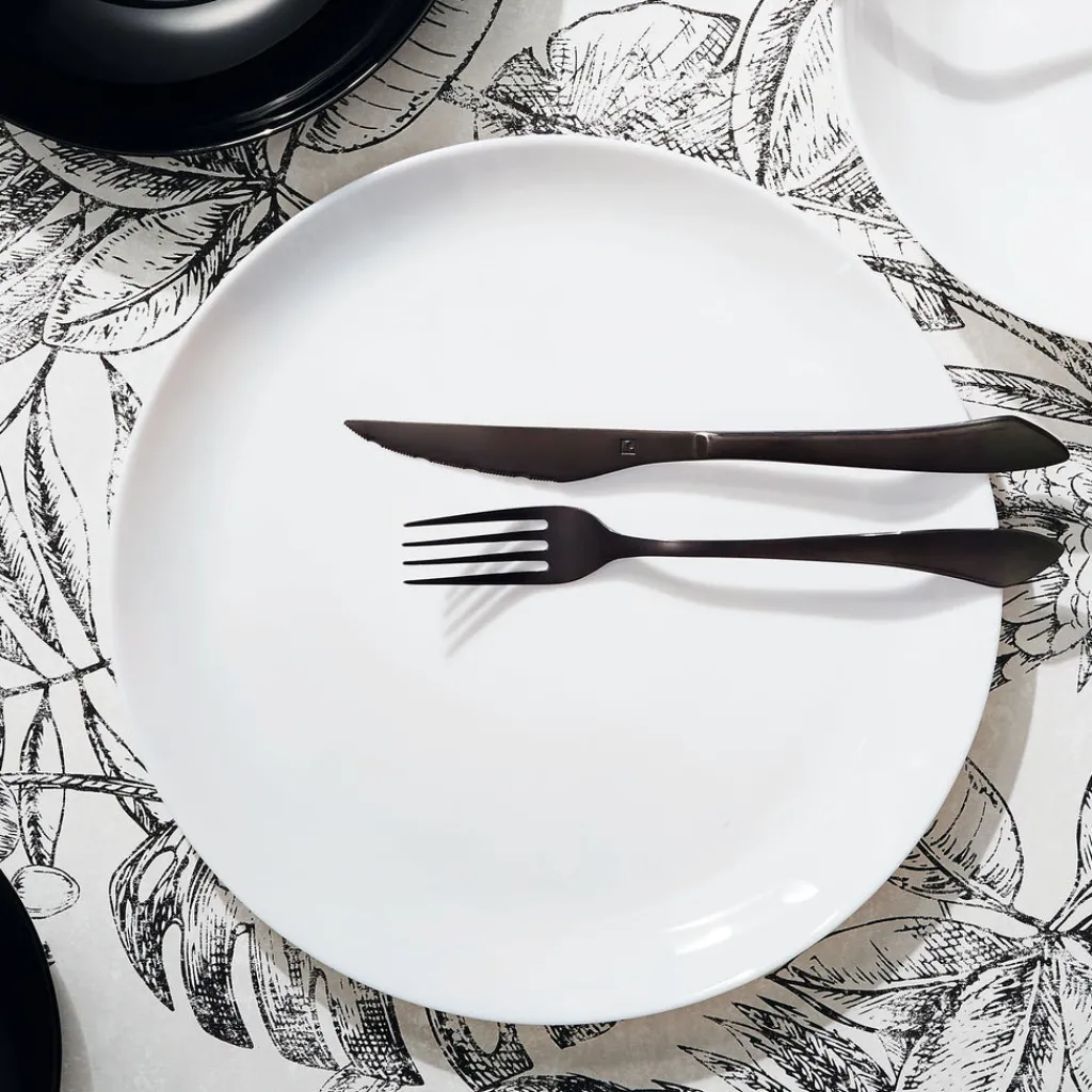 Assiettes Plates>Luminarc Assiette plate blanche 25 cm Diwali