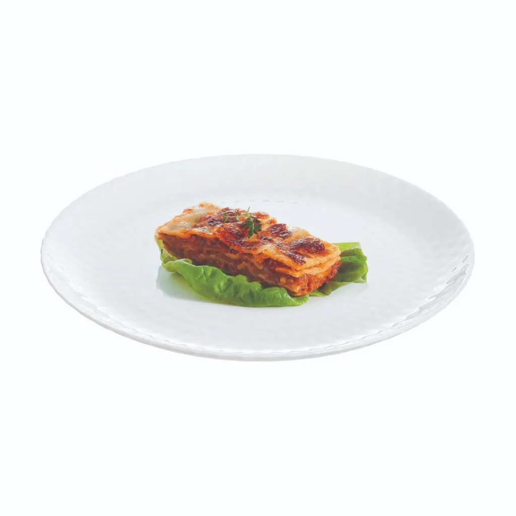 Assiettes Plates>Luminarc Assiette plate blanche 25 cm Pampille