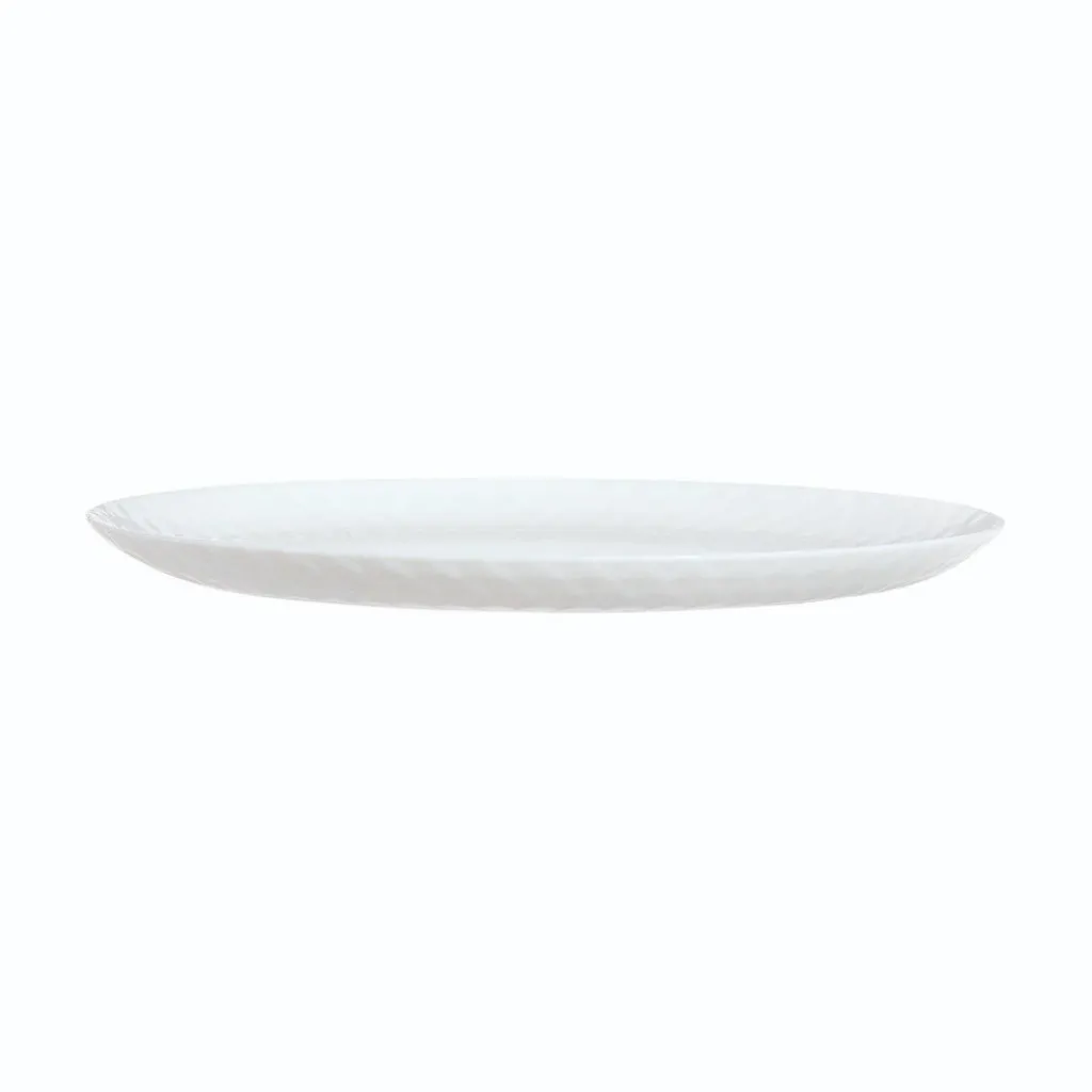 Assiettes Plates>Luminarc Assiette plate blanche 25 cm Pampille