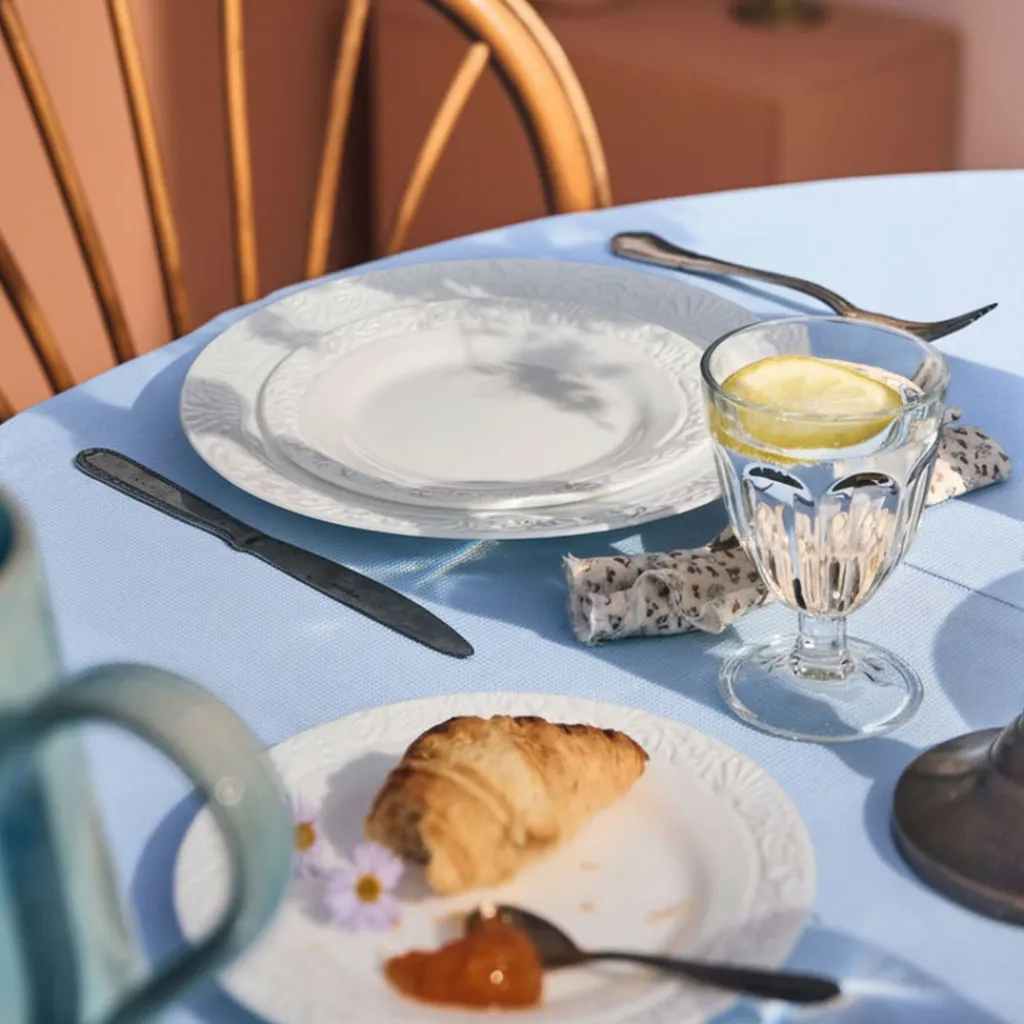Assiettes Plates>Luminarc Assiette plate blanche 25 cm Danbury