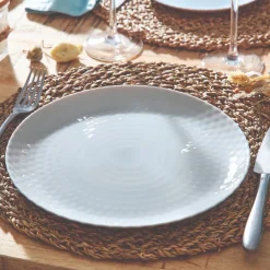 Assiettes Plates>Luminarc Assiette plate grise 25 cm Pampille