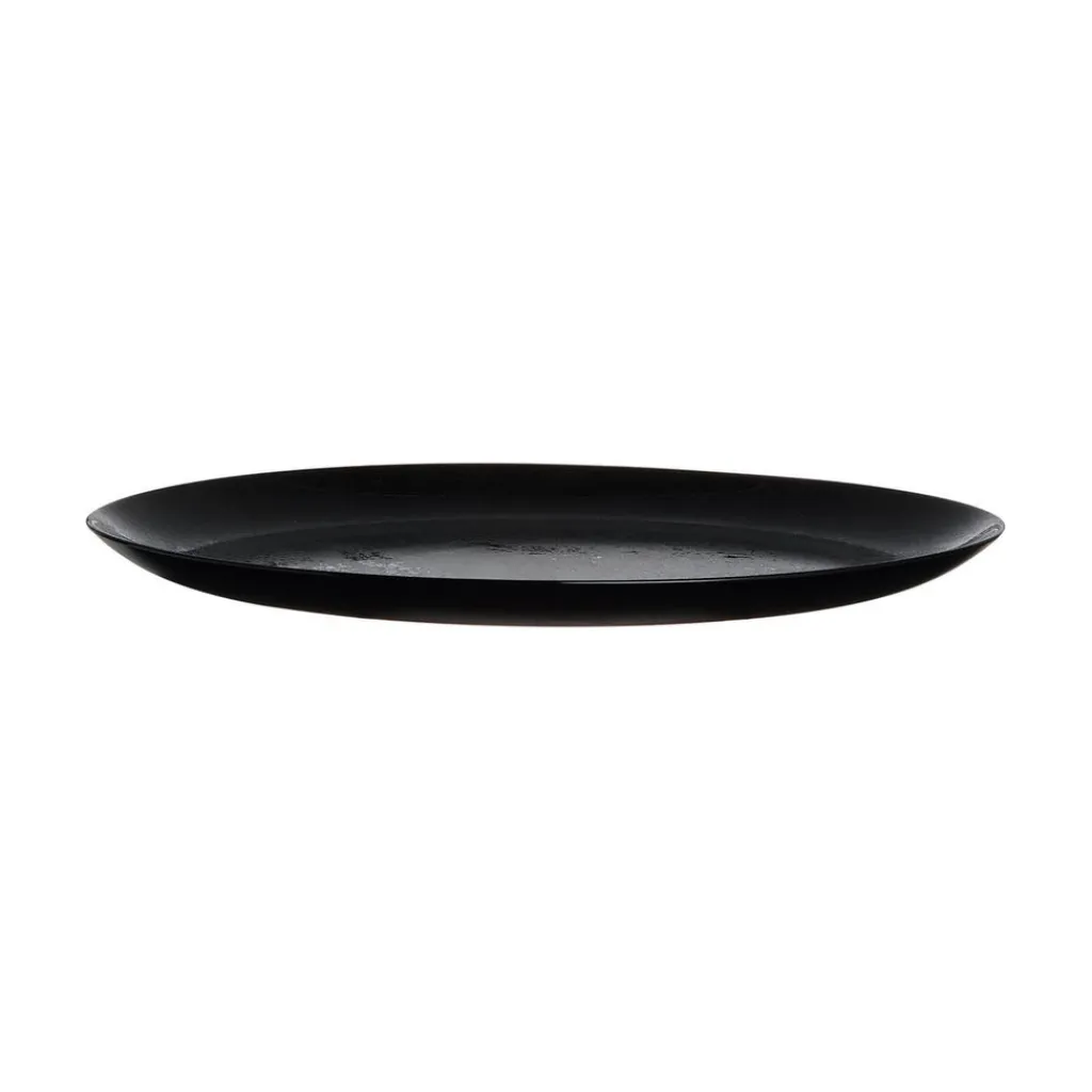 Assiettes Plates>Luminarc Assiette plate noire 25 cm Diana