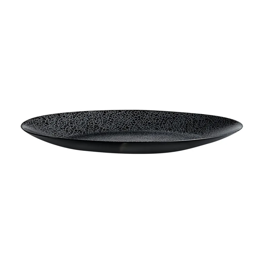 Assiettes Plates>Luminarc Assiette plate noire 25 cm Zoe