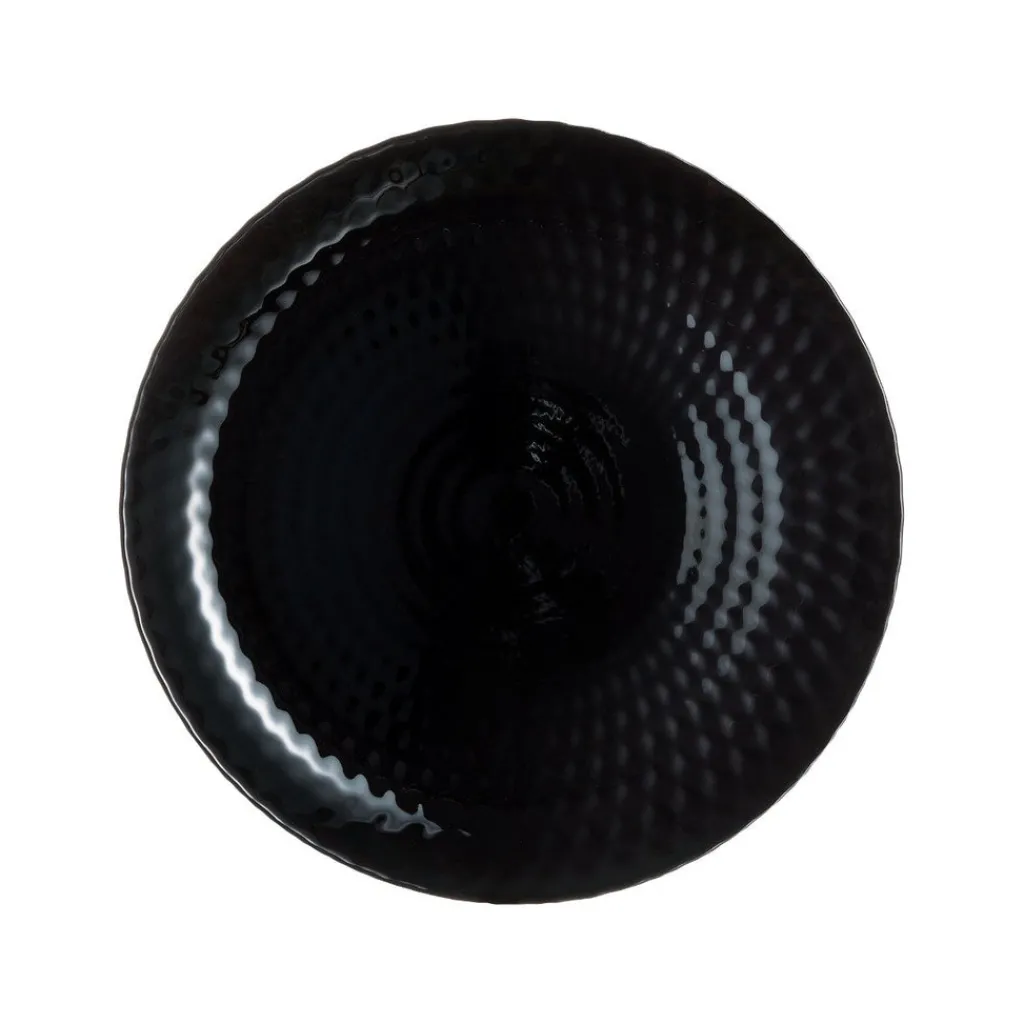 Assiettes Plates>Luminarc Assiette plate noire 25 cm Pampille