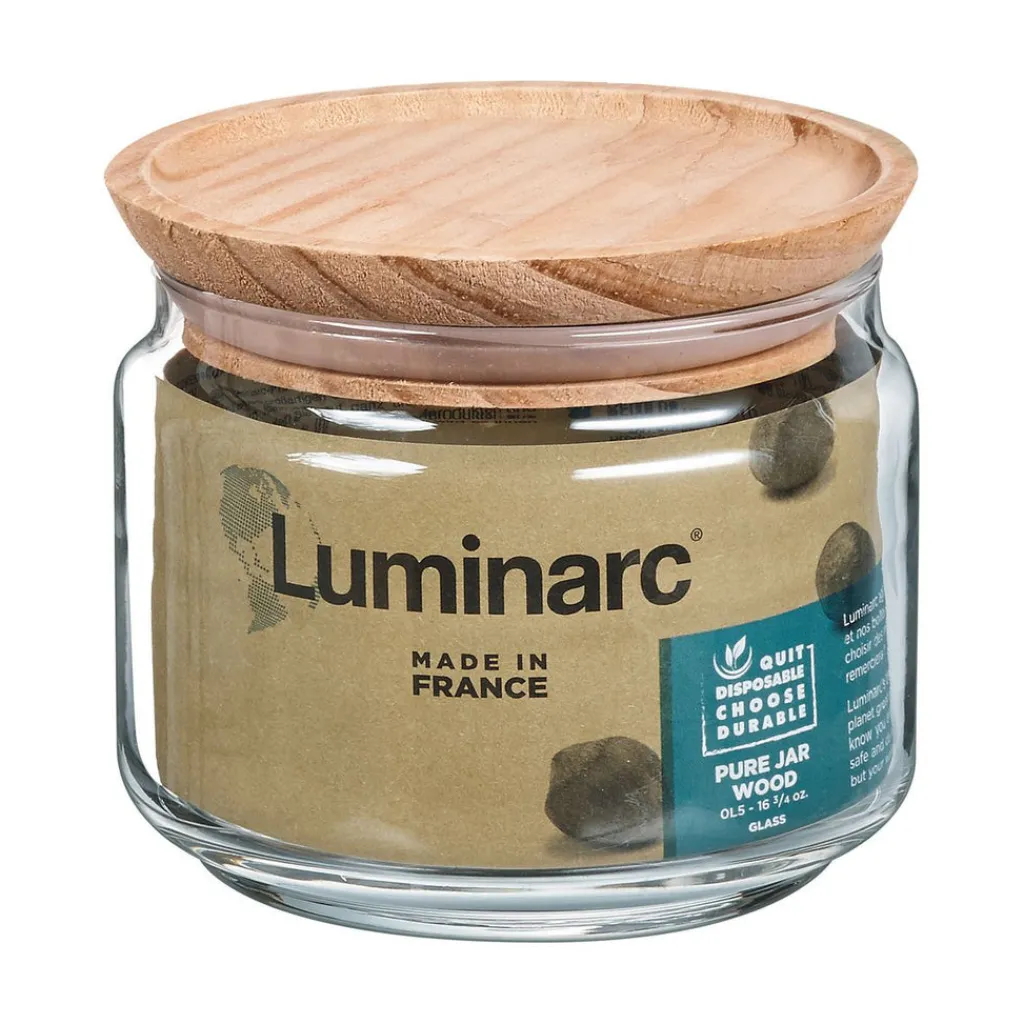 Bocaux & Pots>Luminarc Bocal 50 cl Pure Jar Wood