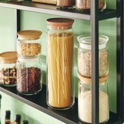 Bocaux & Pots>Luminarc Bocal à spaghetti 200cl Pure Jar Cork