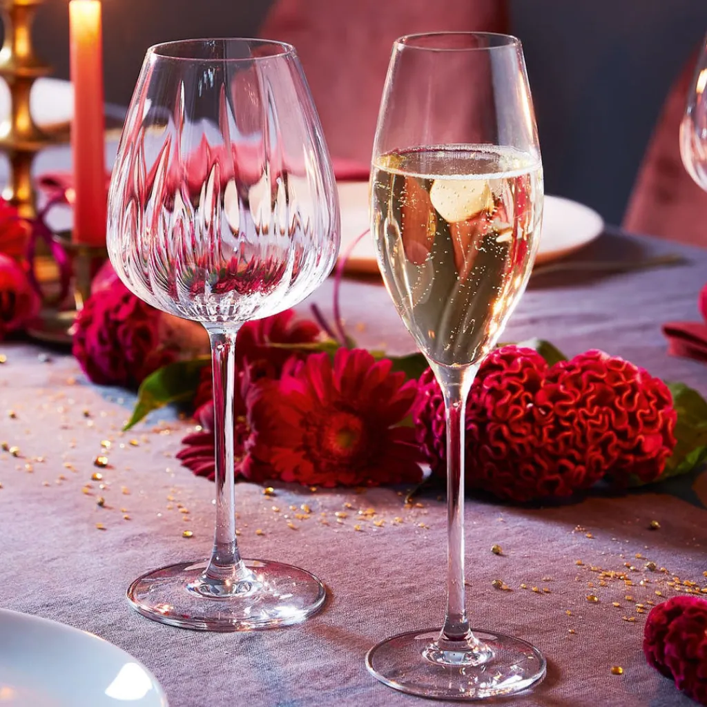 Flûtes À Champagne>Cristal d'Arques Flûte 24 cl Swirly
