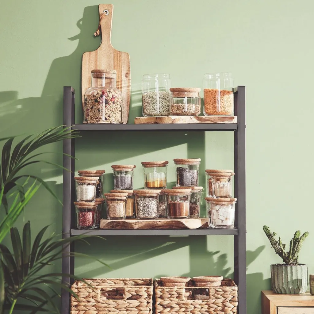 Bocaux & Pots>Luminarc Lot de 3 pots à épices Storing Box Cork - 42 + 32 + 18 cl