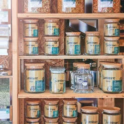 Bocaux & Pots>Luminarc Lot de deux pots de conservation Pure Jar Wood- 1L + 0,5L