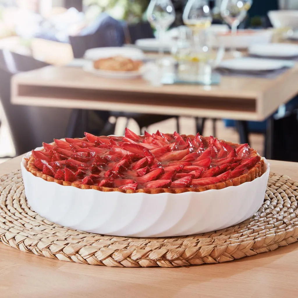 Moules À Tarte|Plats À Four>Luminarc Moule à tarte Blanc 26 cm Smart Cuisine Trianon