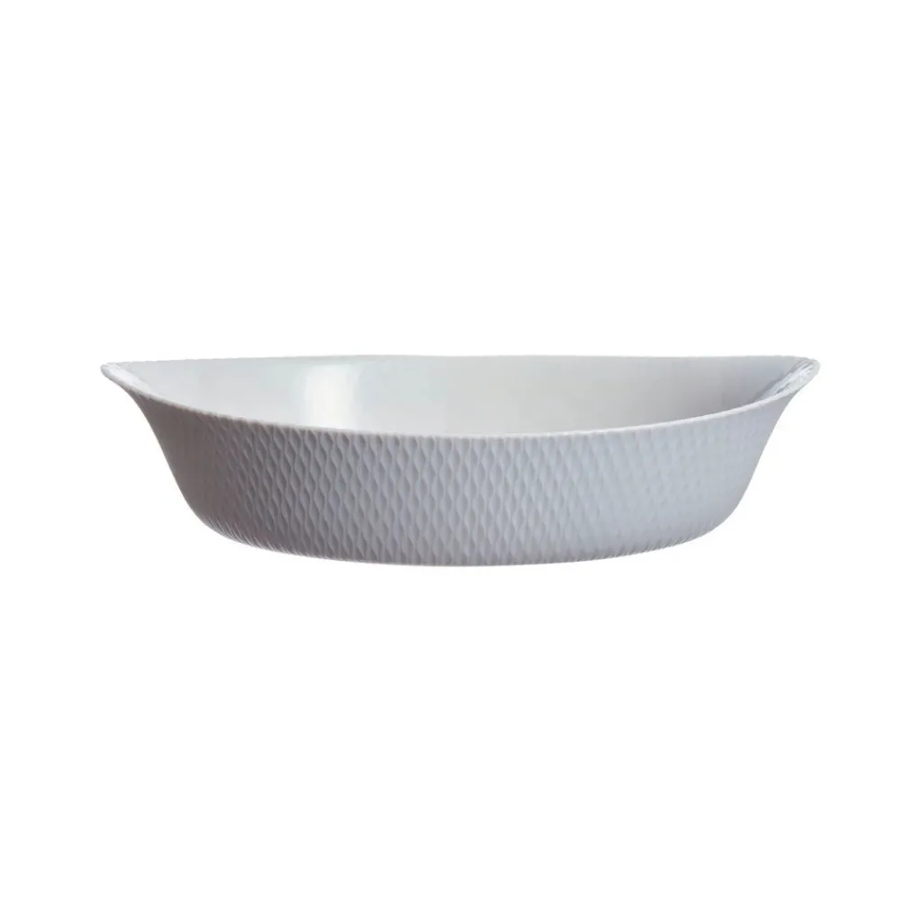 Plats À Four>Luminarc Plat ovale 32x20 Smart Cuisine Wavy Granit