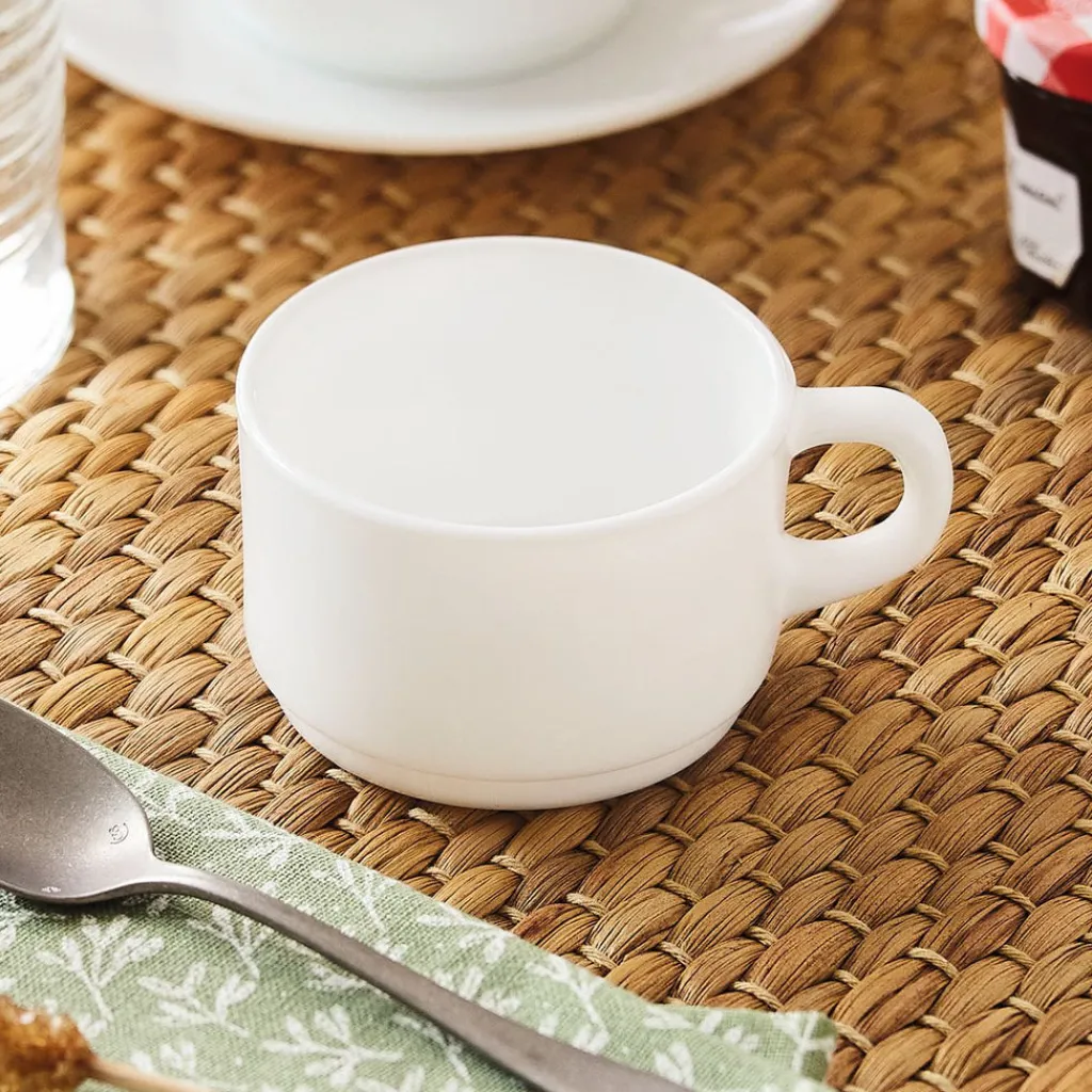 Tasses>Luminarc Tasse blanche 14 cl Empilable