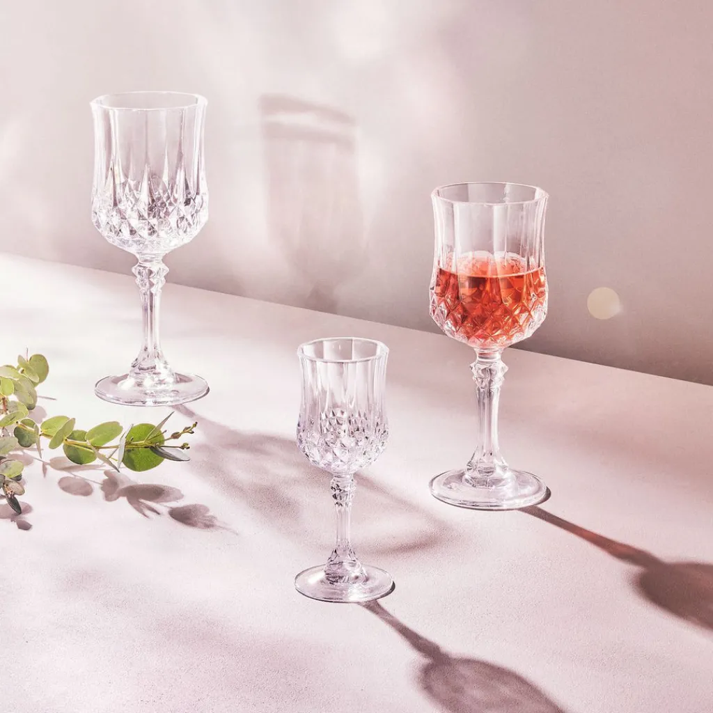 Verres À Vin Rosé|Verres À Vin Blanc>Cristal d'Arques Verre à pied 17 cl Longchamp