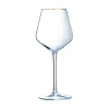 Verres À Vin Rosé|Verres À Vin Blanc>Cristal d'Arques Verre à pied 47 cl Ultime Bord Or